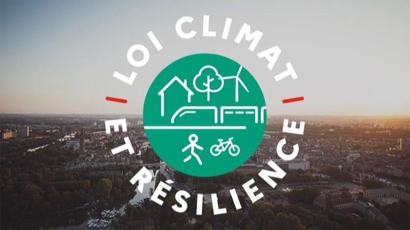 Logo de la loi Climat et Résilience, qui crée le Carnet d'Information du Logement